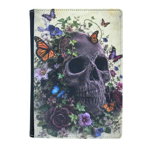 Flock Skull and Butterflies Journal