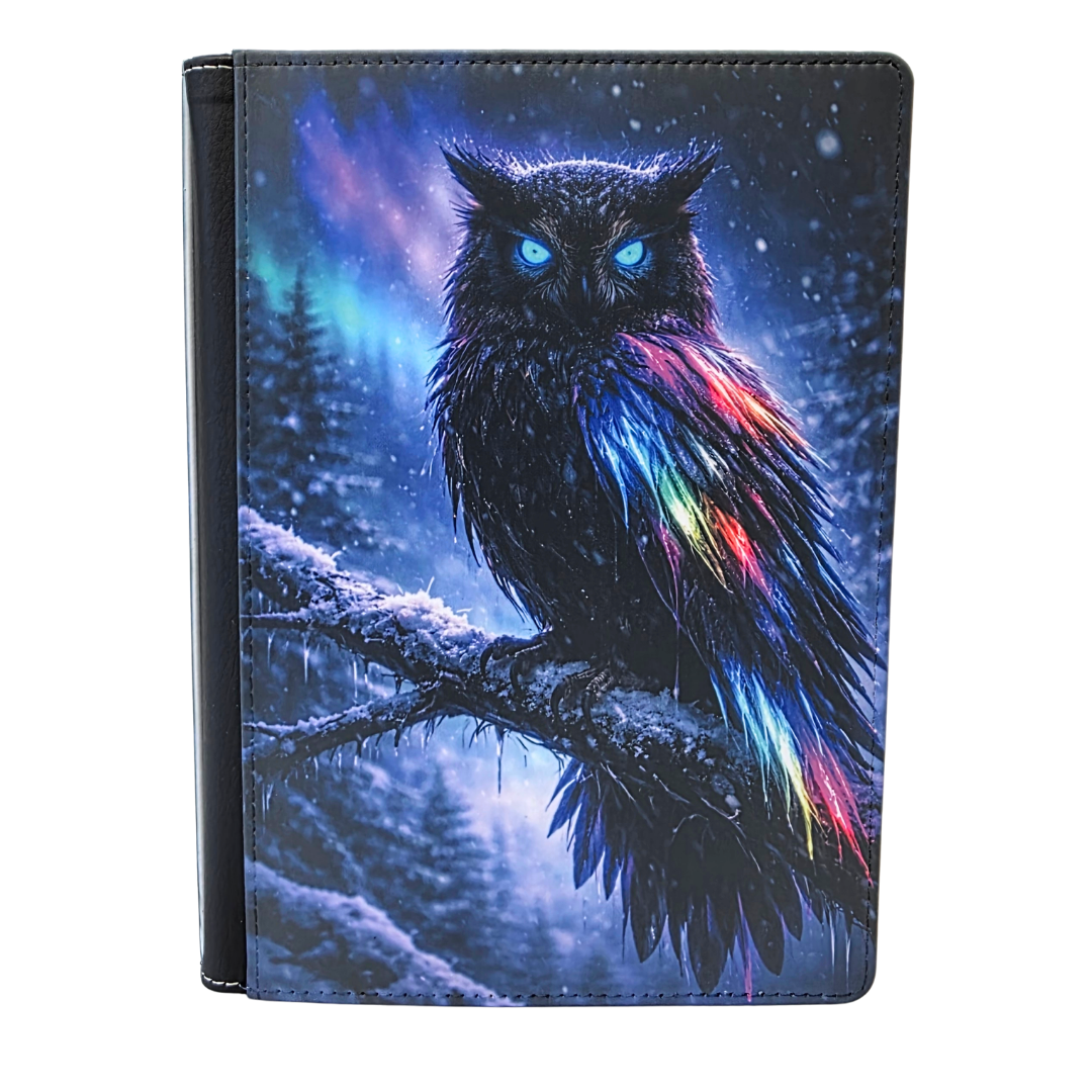 Dark Neon Owl Journal