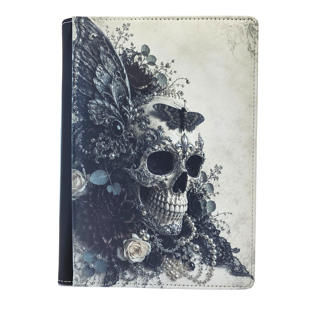 Masquerade Skull and Butterflies Journal