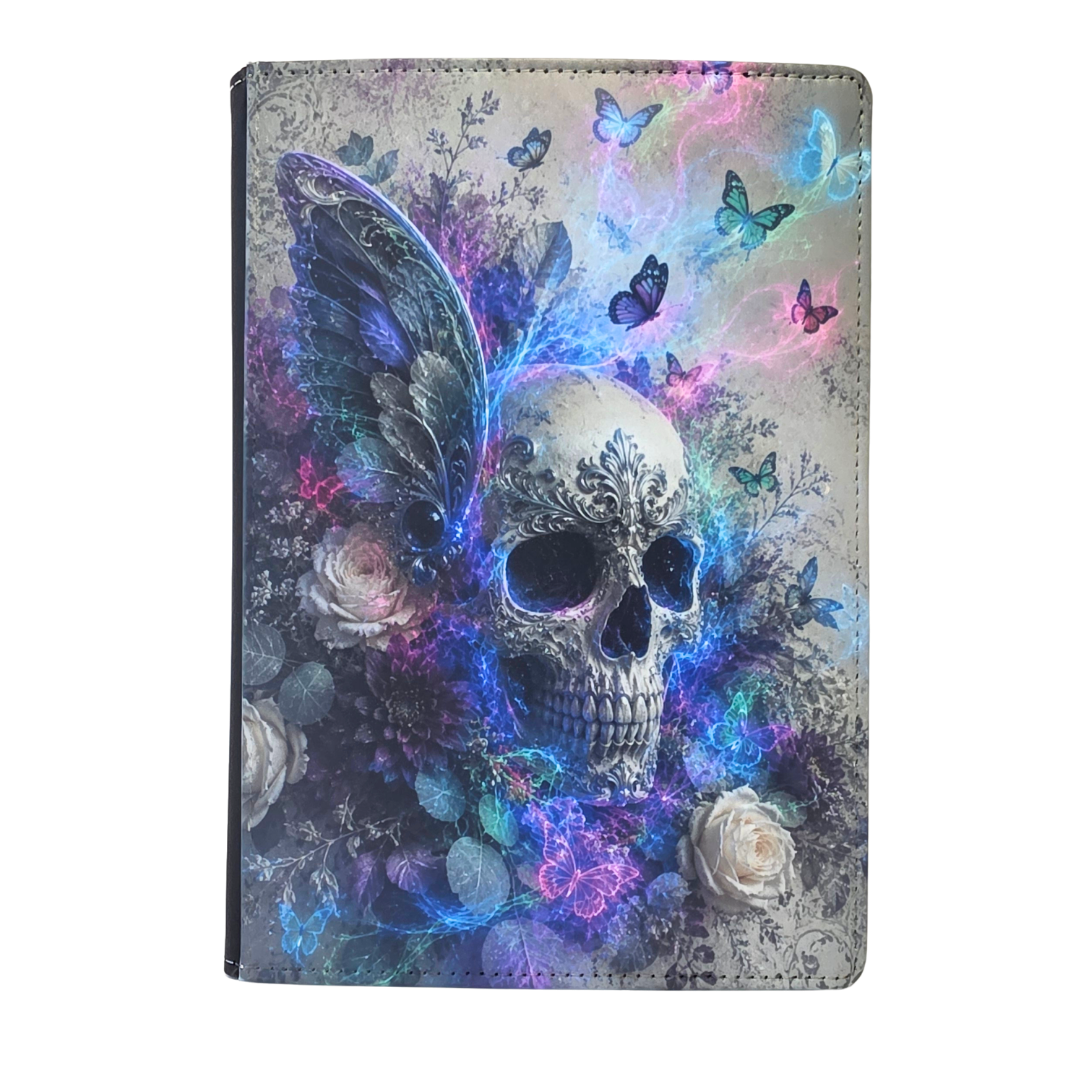 Glow Skull and Butterflies Journal