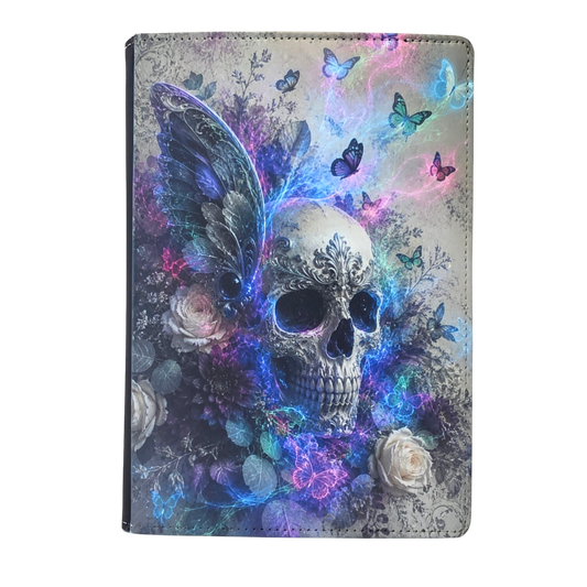 Glow Skull and Butterflies Journal