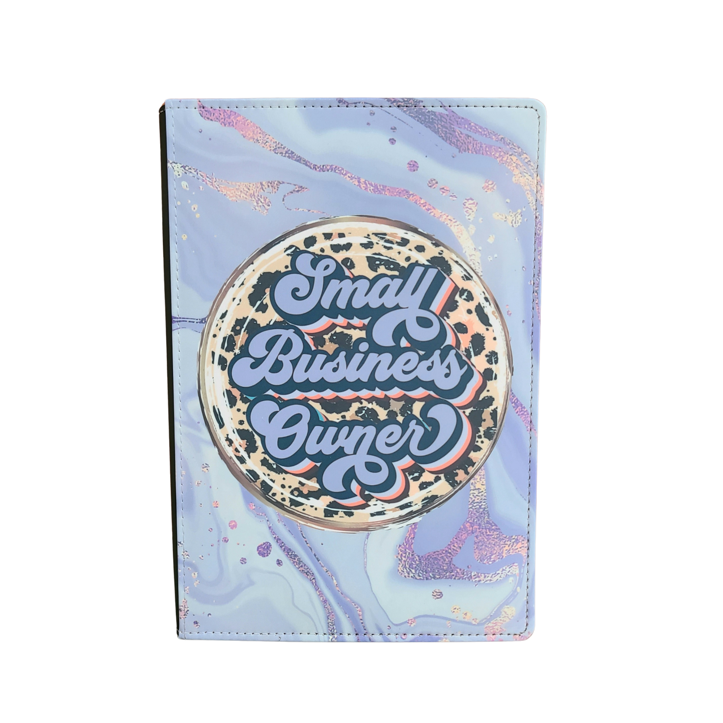 Small Business Owner Purple and Gold Journal