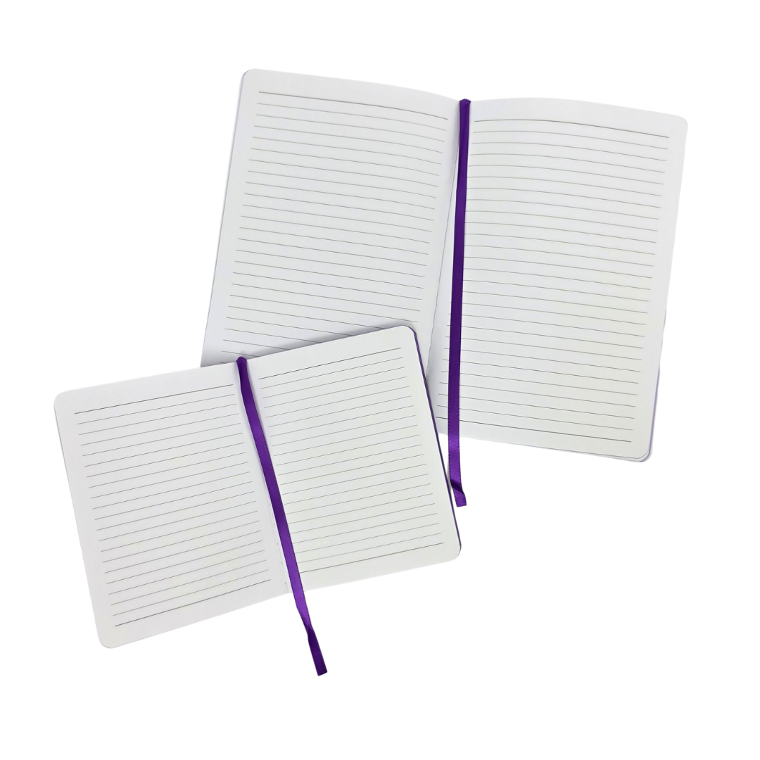 Limited Edition Purple Edged Lined Pages
