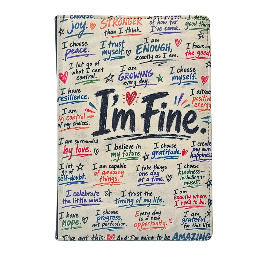 I'm Fine Reversible Journal - Weekly Exclusive