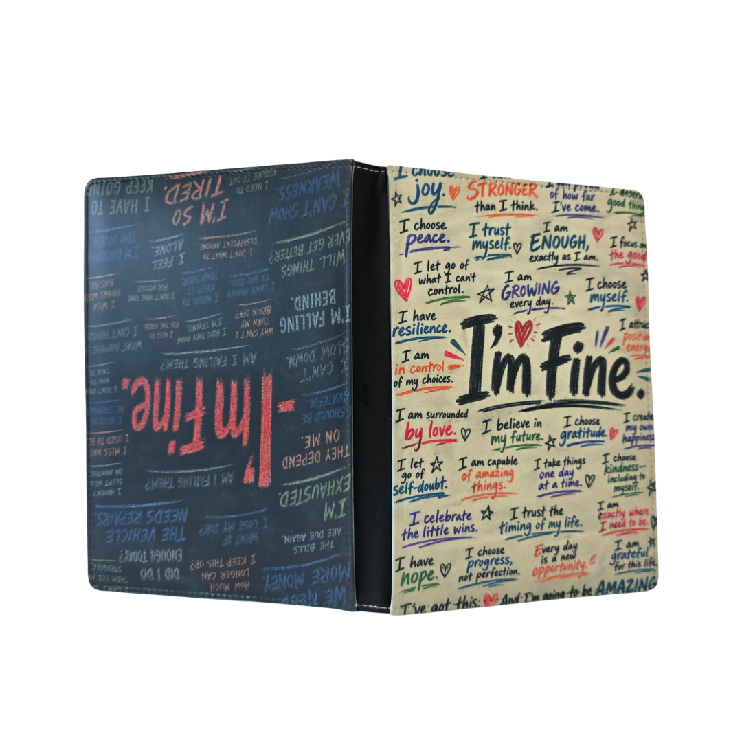 I'm Fine Reversible Journal - Weekly Exclusive