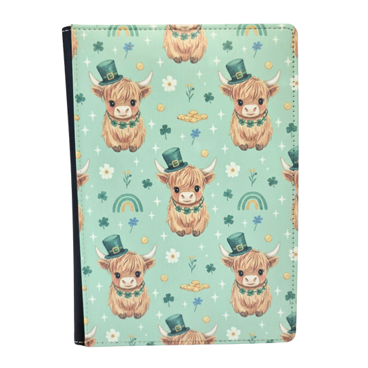 St Patrick's Day Highland Cow Journal