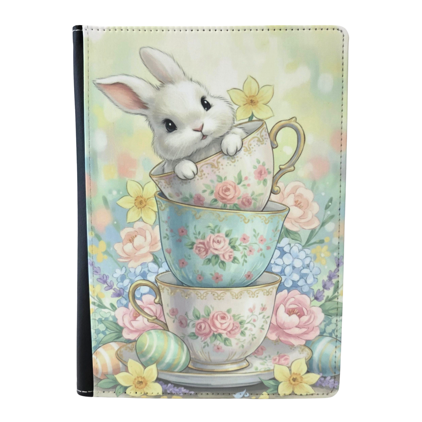 Bunny Teacups Watercolor Journal