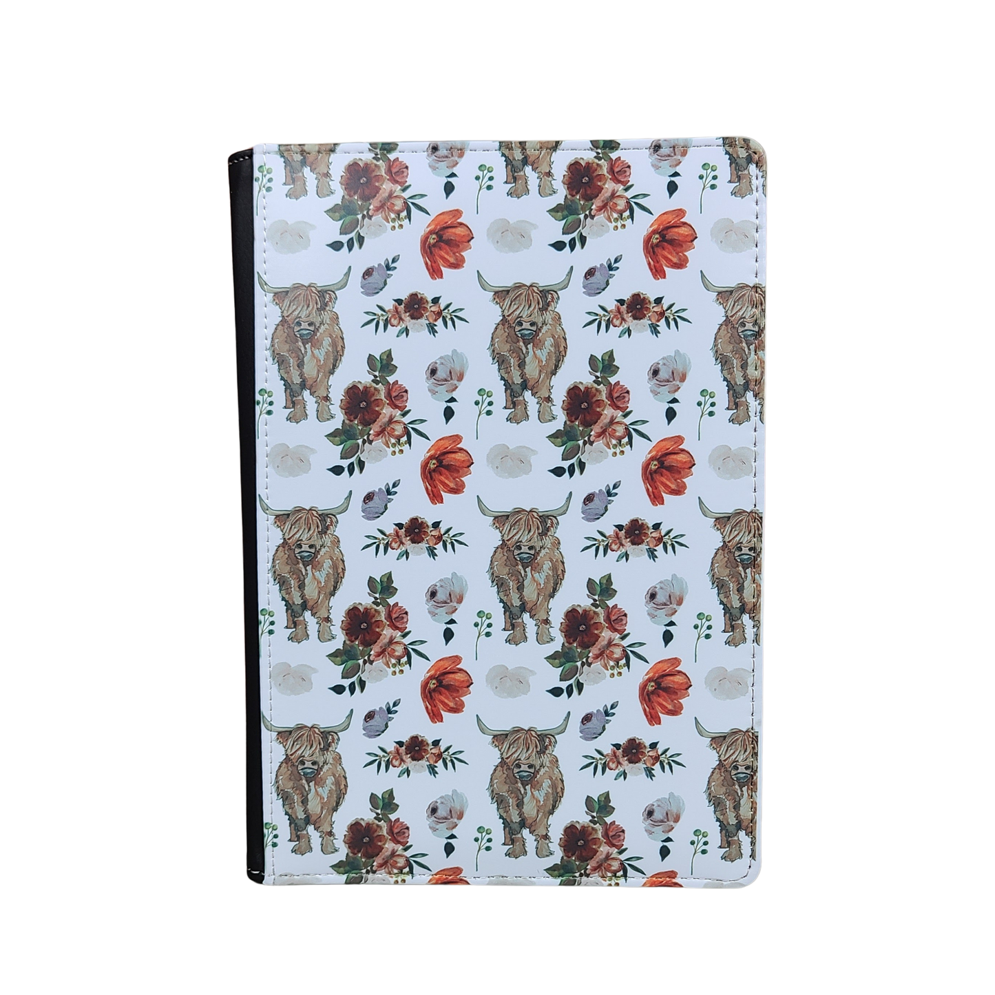 Highland Cow Floral Journal