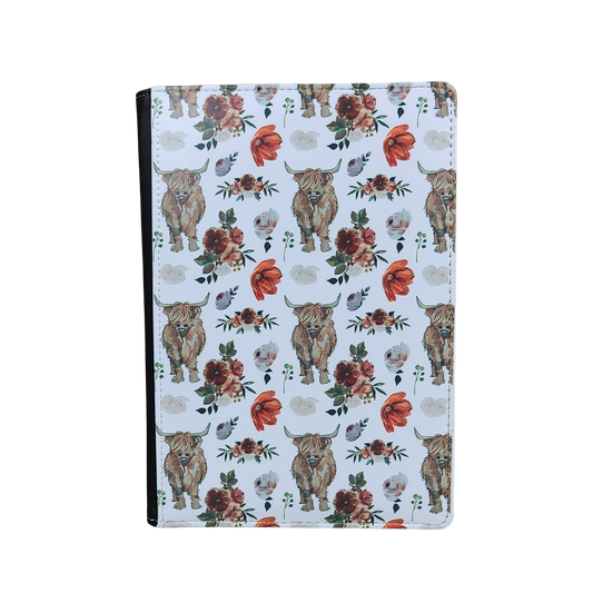 Highland Cow Floral Journal