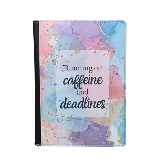 Caffeine and Deadlines Journal Cover