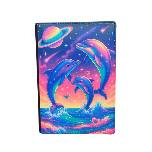 Neon Dolphin, Whimsical Journal