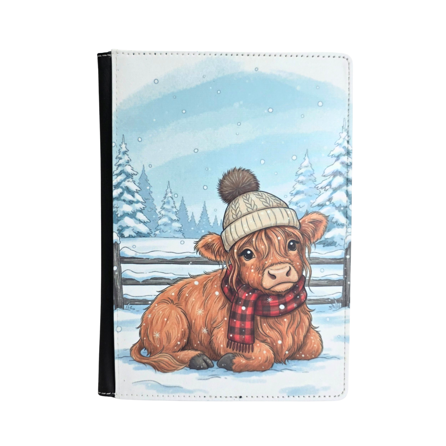 Winter Highland Cow Journal