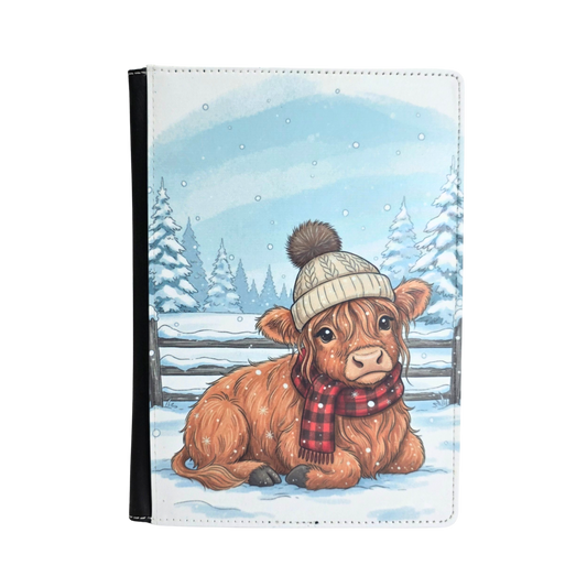 Winter Highland Cow Journal