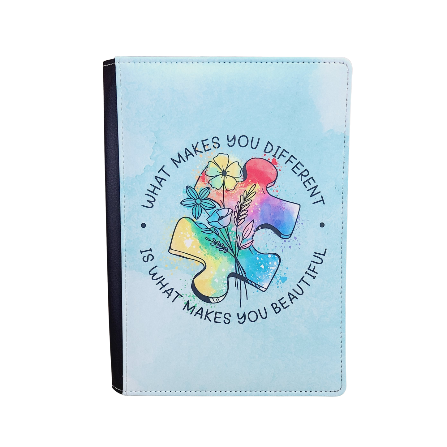 Autism Awareness Puzzle Piece, Watercolor