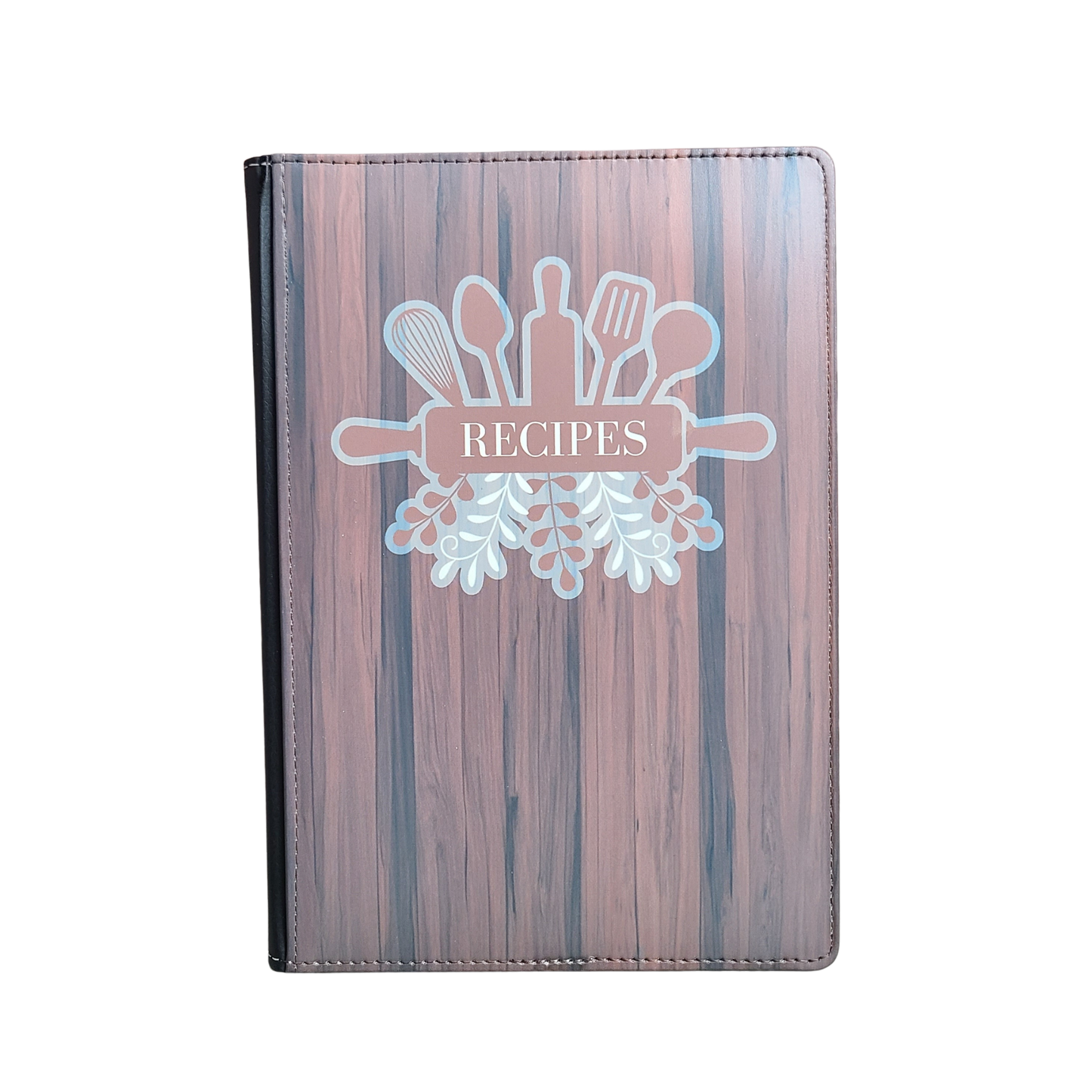 Wood Grain Neutral Cooking Journal, Recipe Journal