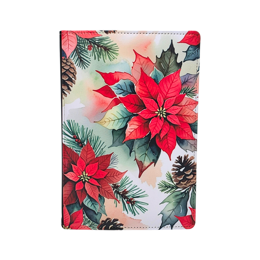 Poinsettia Watercolor Journal