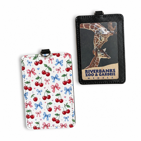 Vertical Badge Holder - Choose Your Design