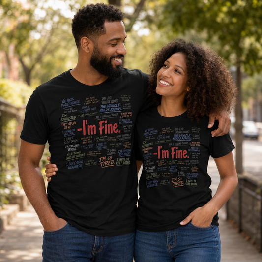 I'm Fine | Bella+Canvas | Mental Health