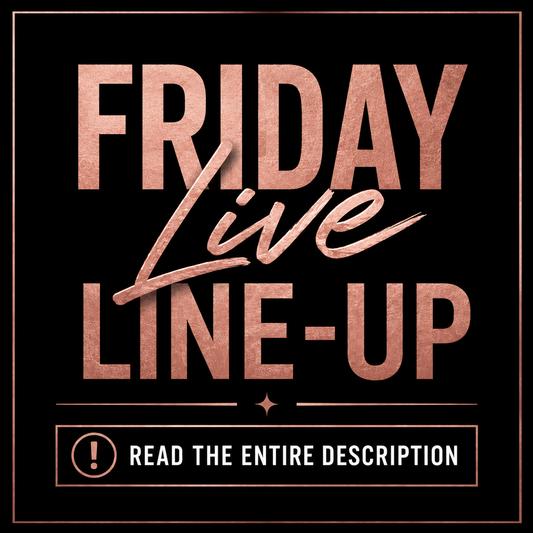 Friday Live Line-Up