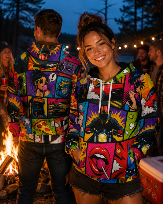 Action Panel | FlexFit Hoodie | Comic Collection