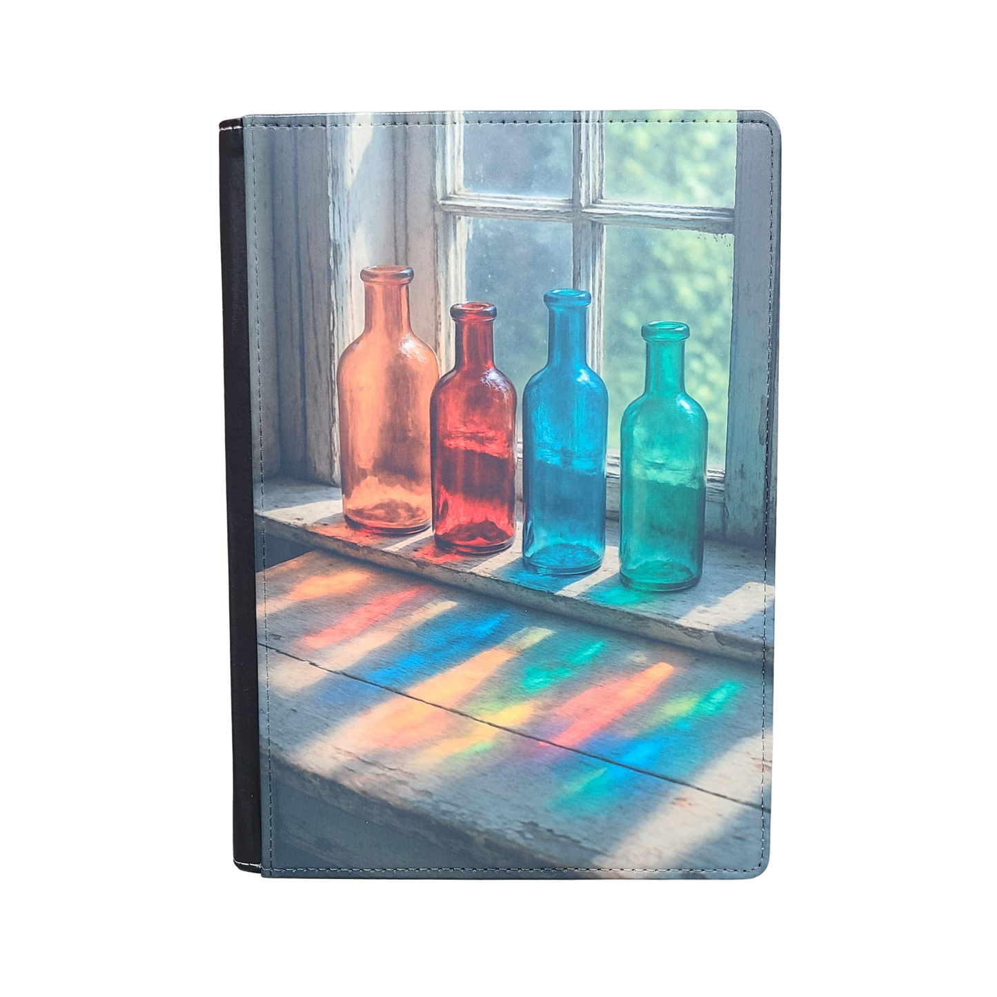 Colored Glass Bottles Journal