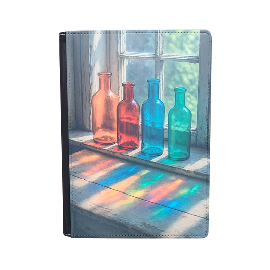 Colored Glass Bottles Journal