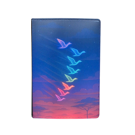 Rainbow Flight Bird Light Art Journal