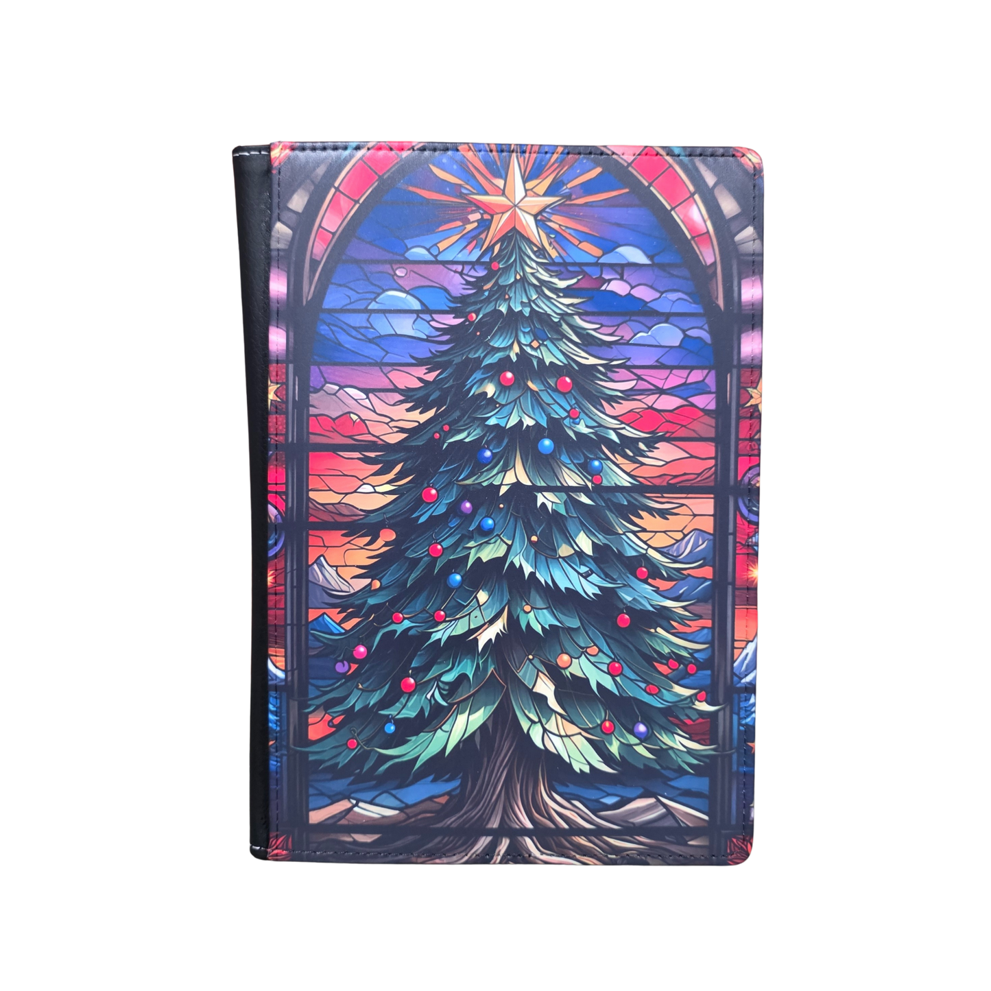 Christmas Tree Stained Glass Journal