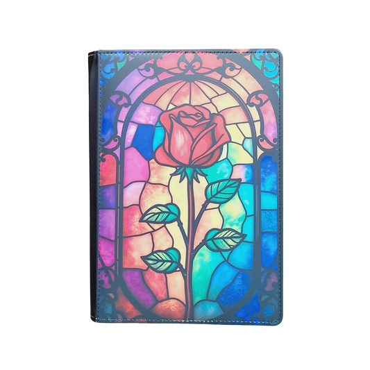 Rose Stained Glass Window Journal