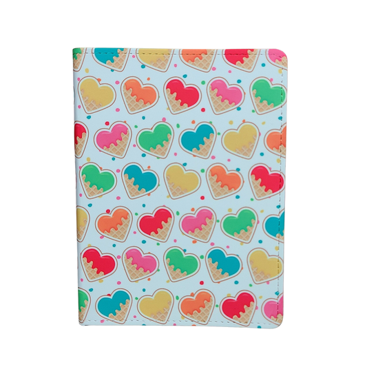 Rainbow Heart Waffle Cone Journal