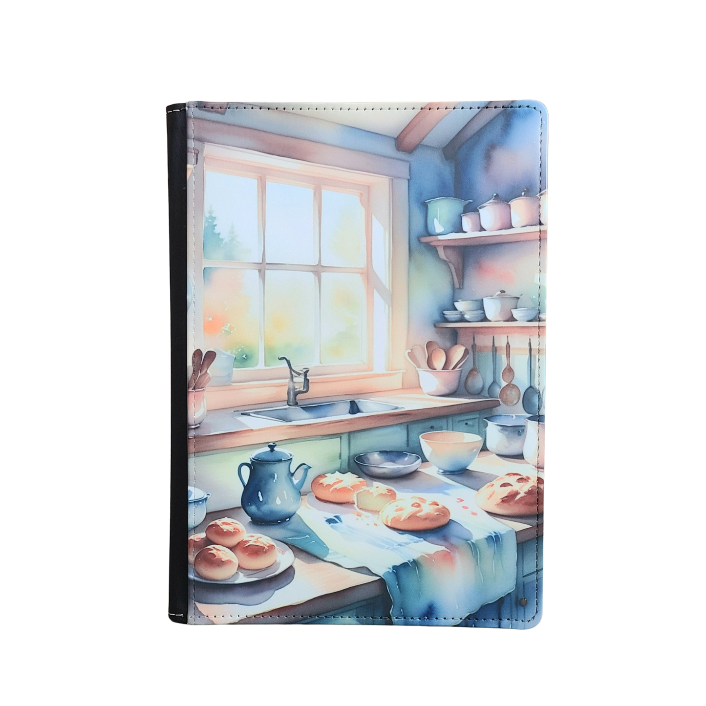 Watercolor Bread Baking Kitchen Journal, Cooking, Baking, Recipe Journal