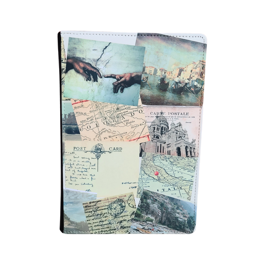 Travel Vintage Postcard Journal