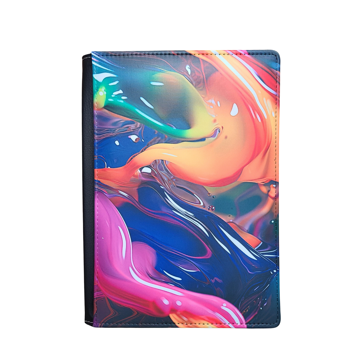 Paint Drip Abstract Rainbow Journal