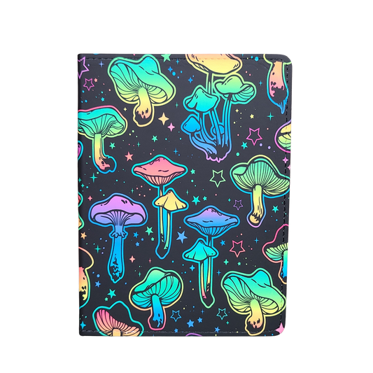 Neon Mushroom Colorful Journal
