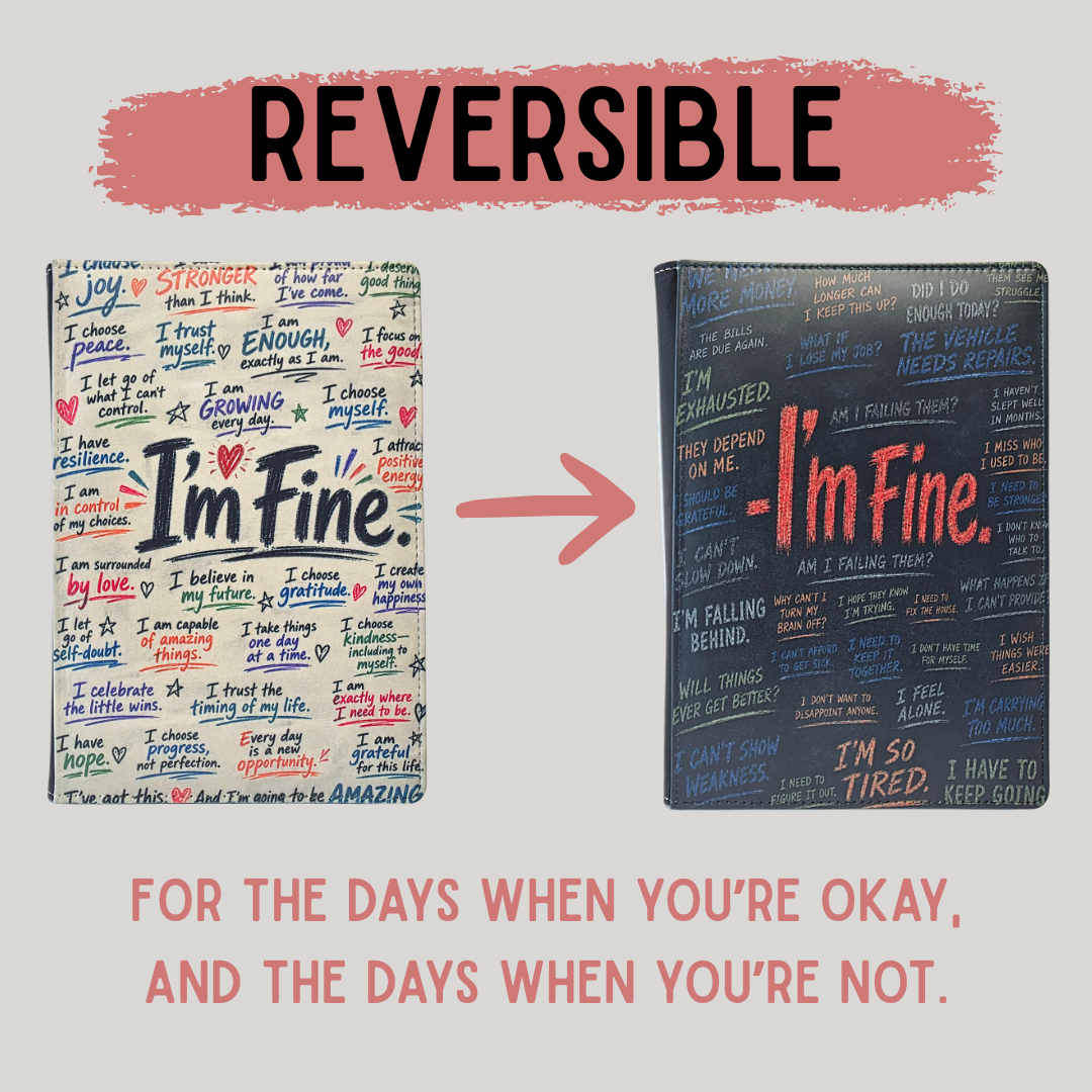 I'm Fine Reversible Journal - Weekly Exclusive