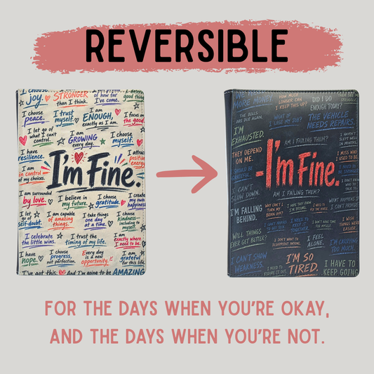 I'm Fine Reversible Journal - Weekly Exclusive