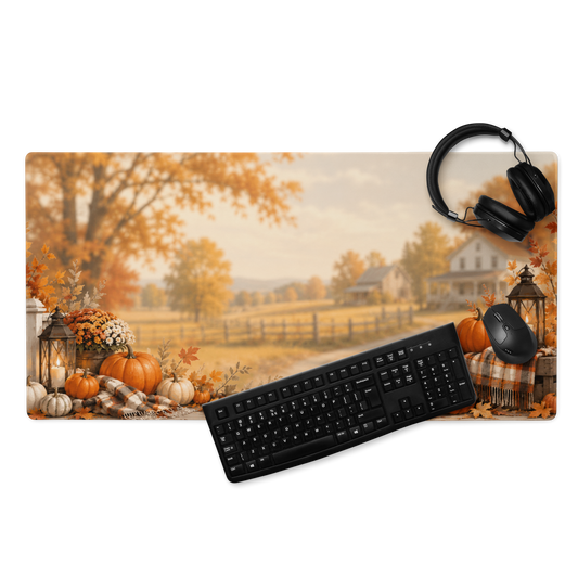 Autumn Porch | DeskScape Workstation Mat
