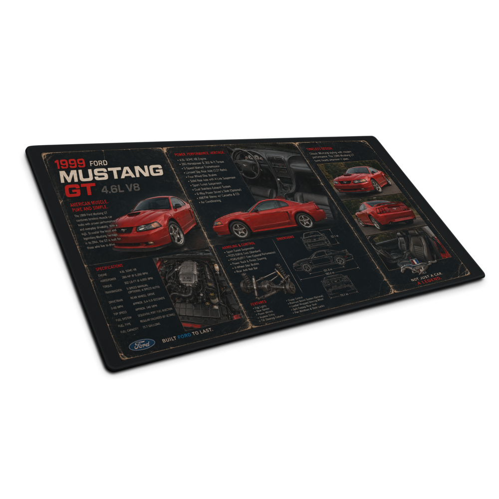 1999 Ford Mustang GT | DeskScape Workstation Mat | Automotive Collection