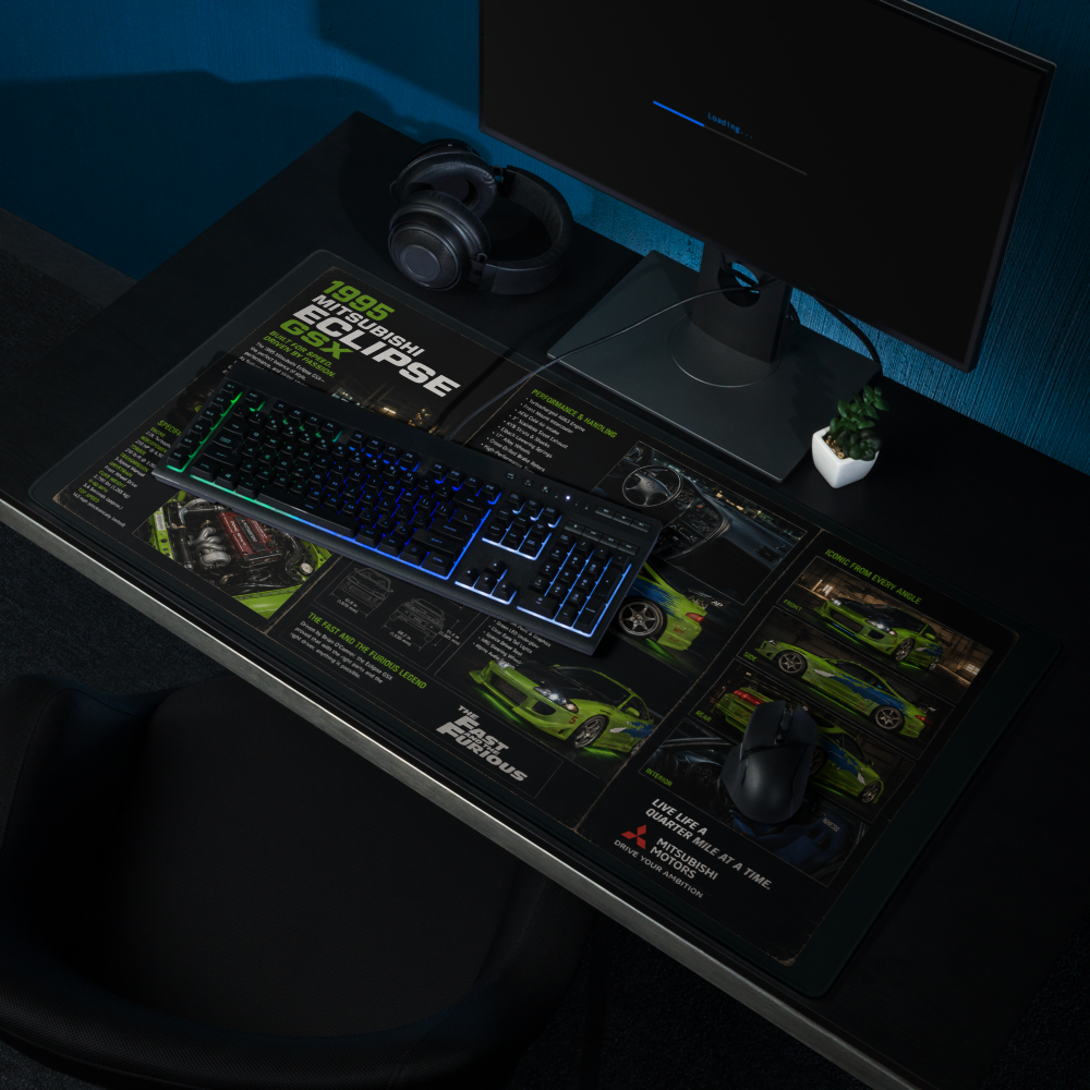 Brian's Eclipse | DeskScape Workstation Mat | Fast and Furious Collection