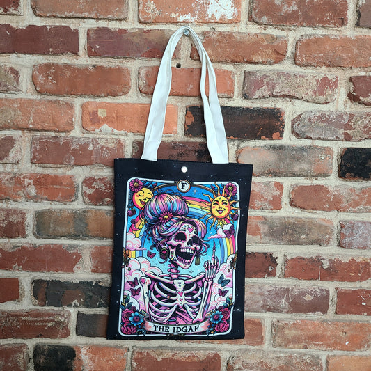 IDGAF Tarot Card Tote Bag