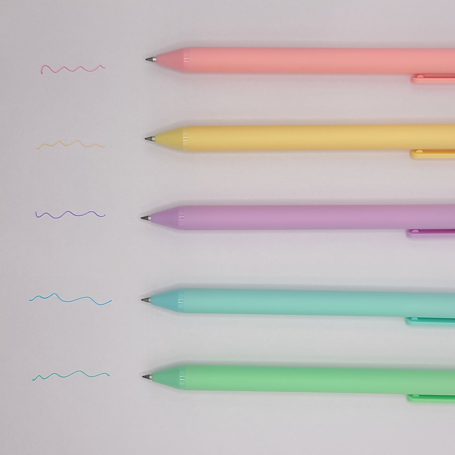 Pastel Gel Ink Pens Retractable Multi-color