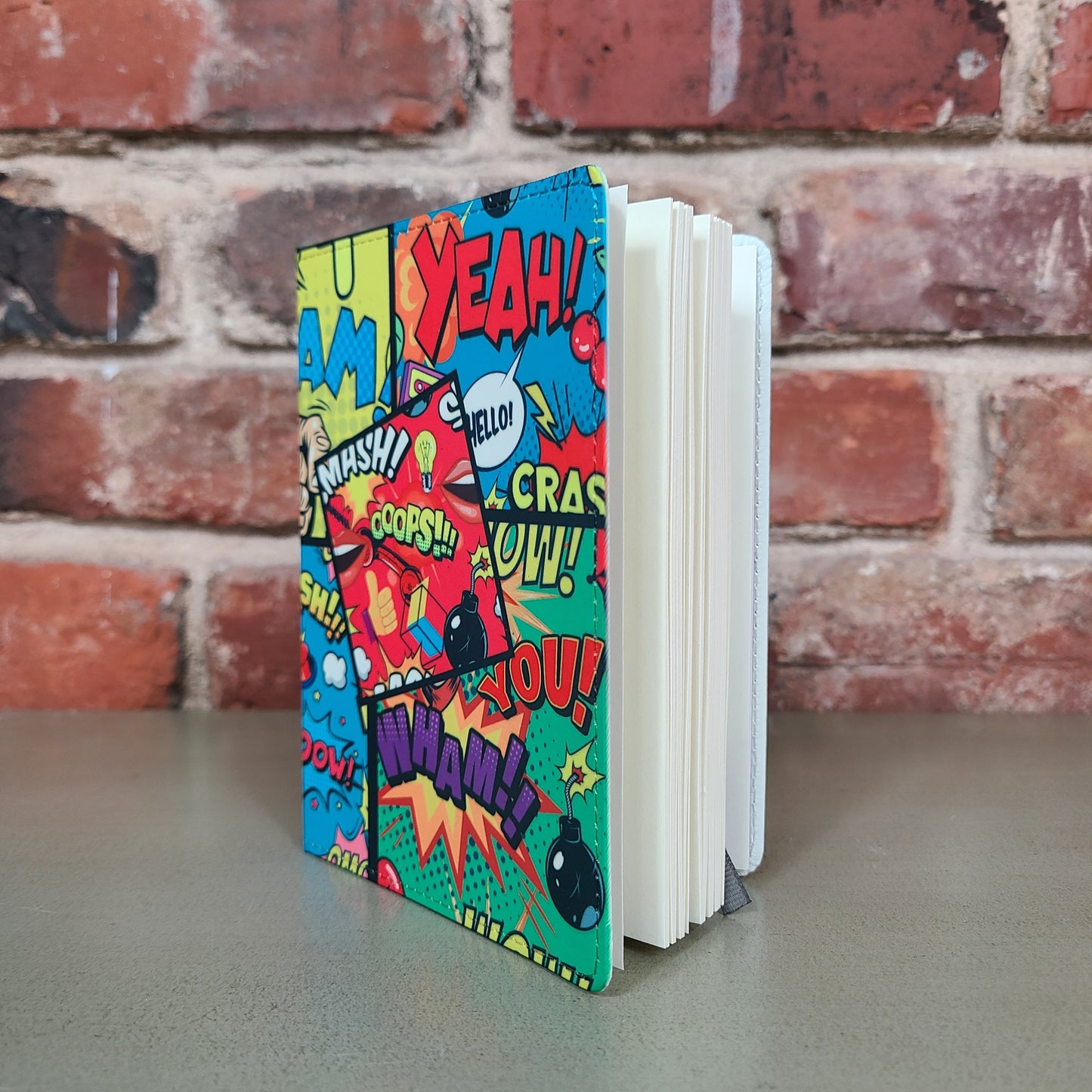 Comic Book Journal Graphic Novel Inspired Notebook Reusable Journal