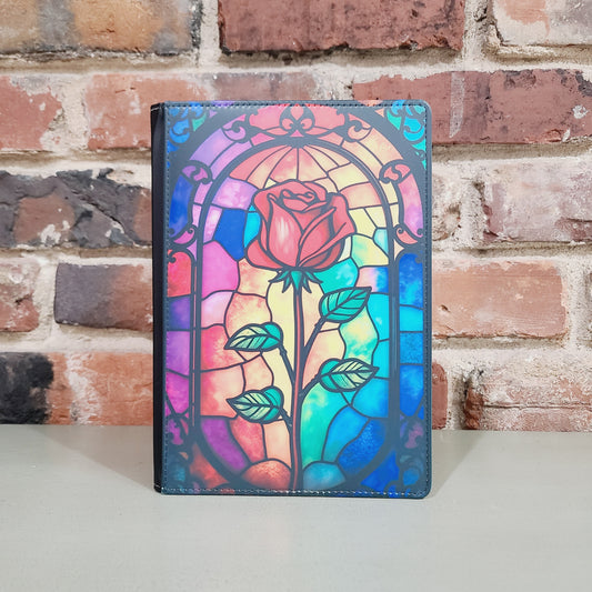 Rose Stained Glass Window Journal
