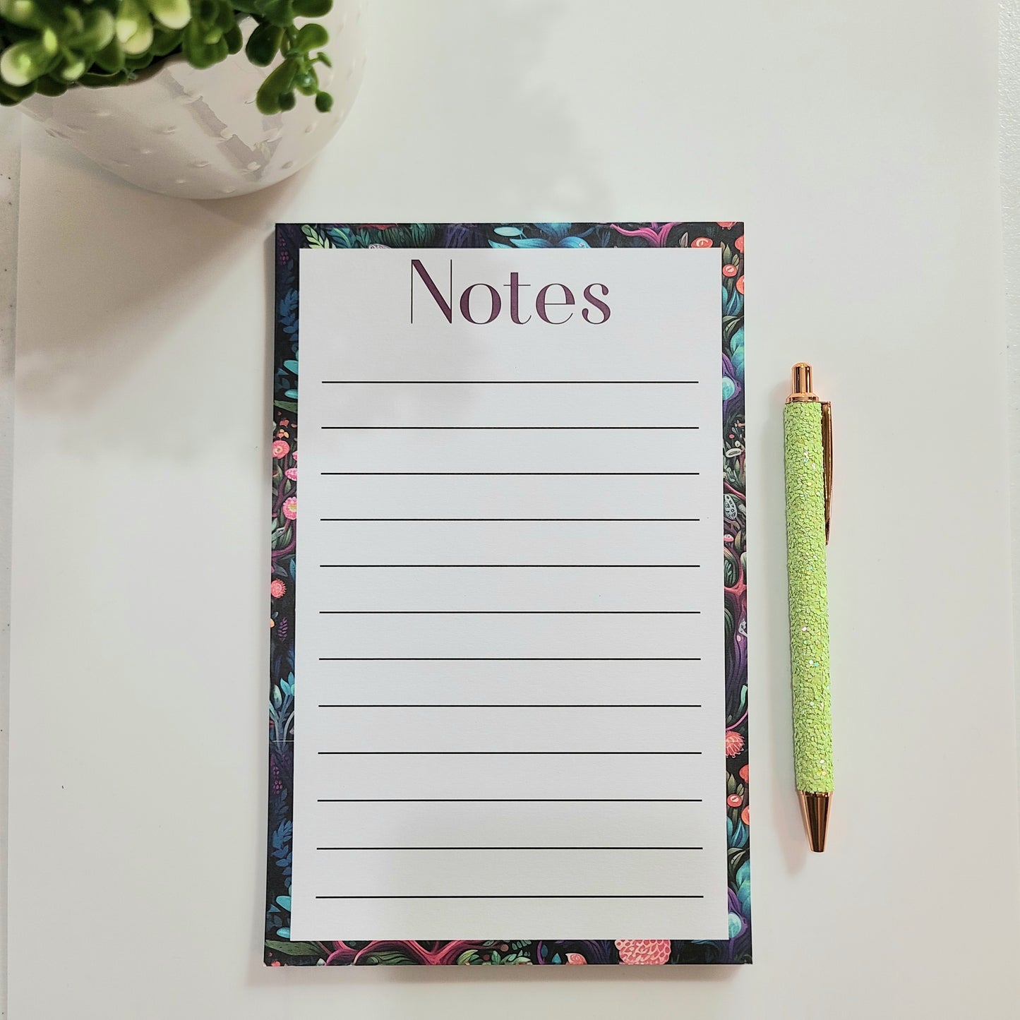 Whimsical Forest Notepad