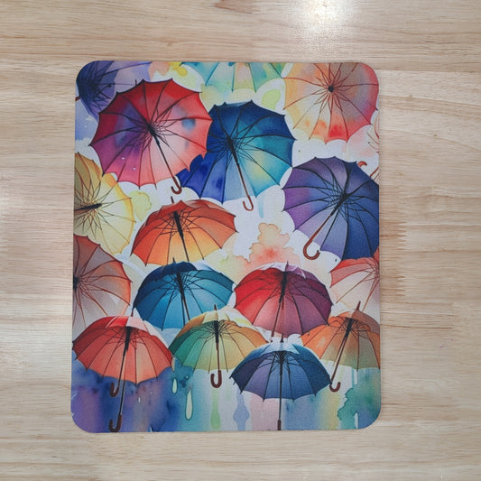 Umbrella Watercolor Mousepad