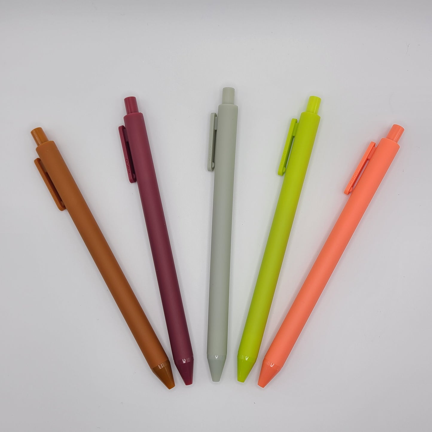 Rural Earth Tone Gel Pens Retractable Pen Set