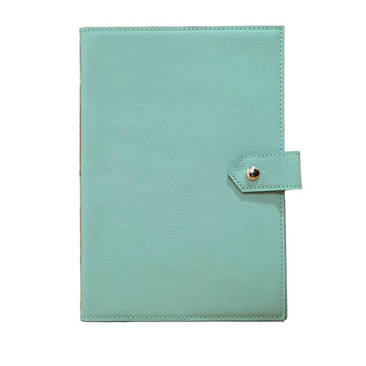 Studio Luxe Aquamarine Faux Leather Journal Cover