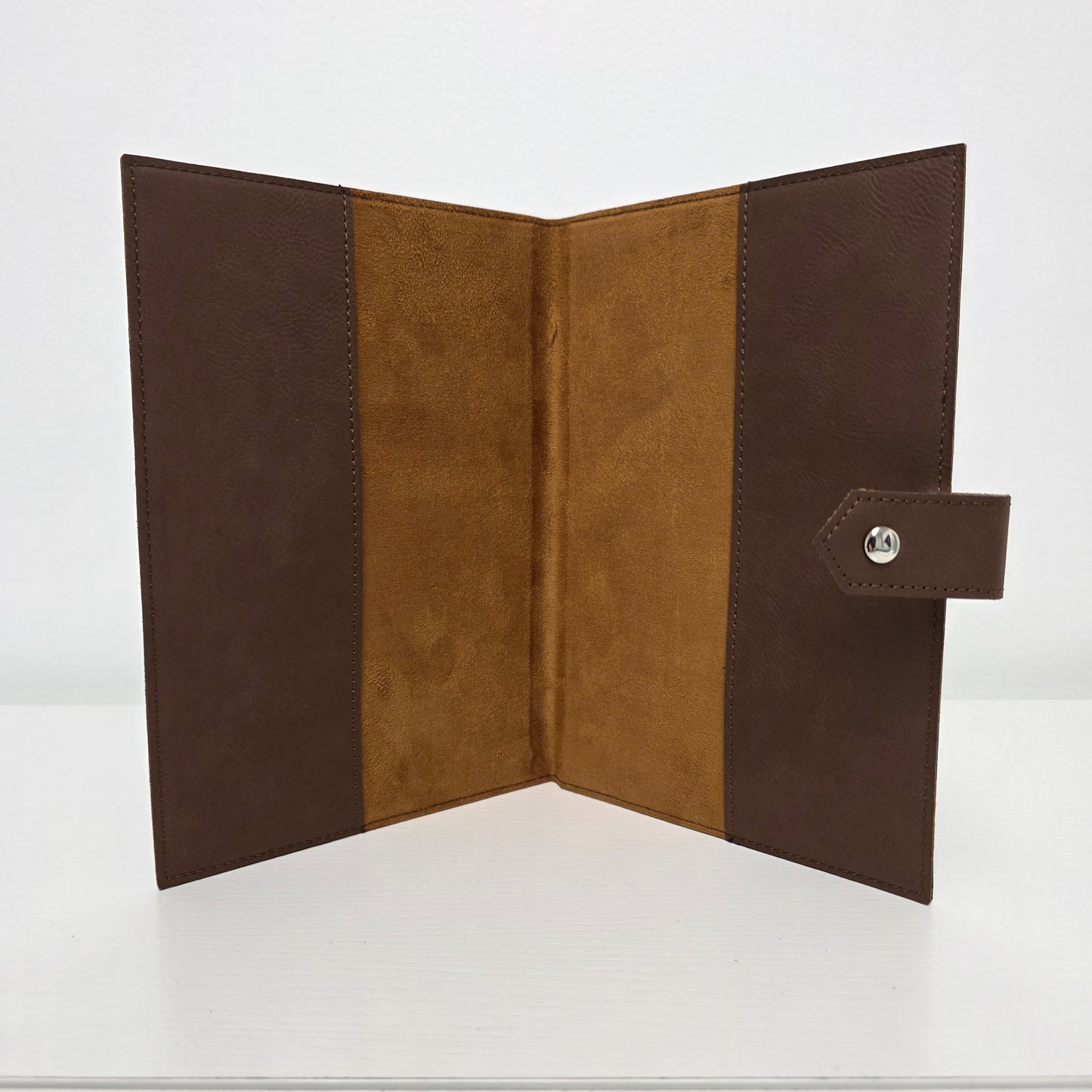 Studio Luxe Mocha Faux Leather Journal Cover