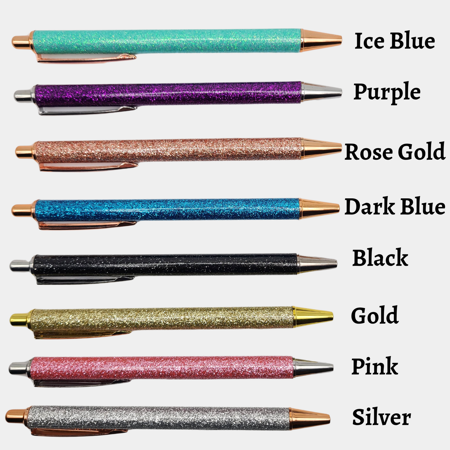 Smooth Glitter Pen, Retractable Pen, Ballpoint Pen, Writing Journaling