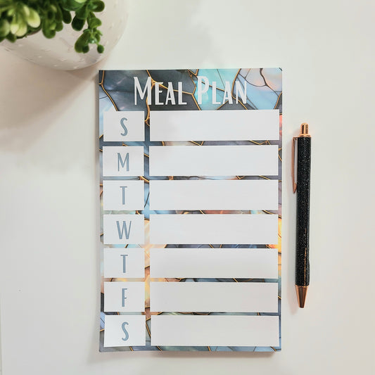 Weekly Meal Plan Notepad